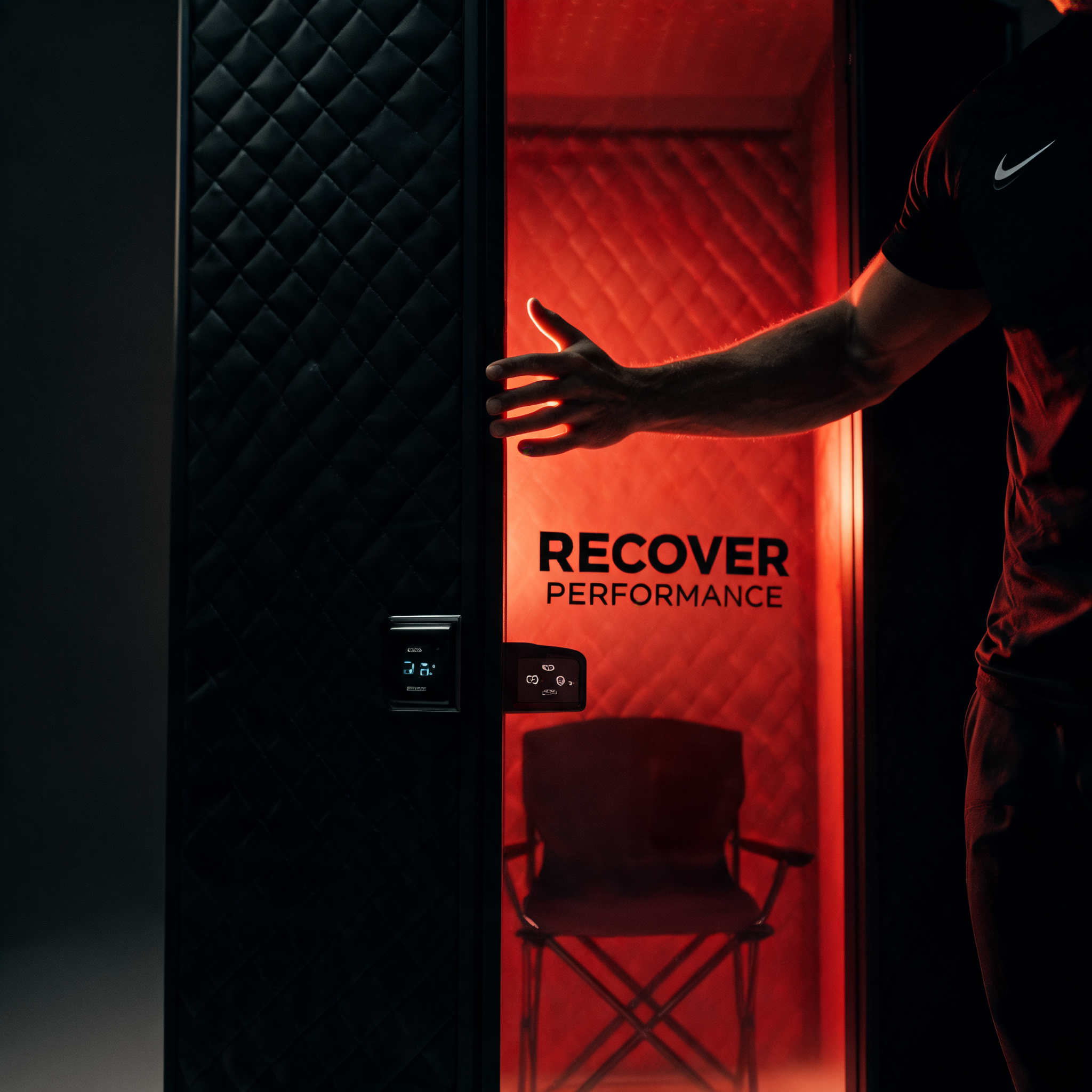 RECOVER PERFORMANCE Powered by PowerPro™ Heat Sauna® 185°F At-Home Sauna