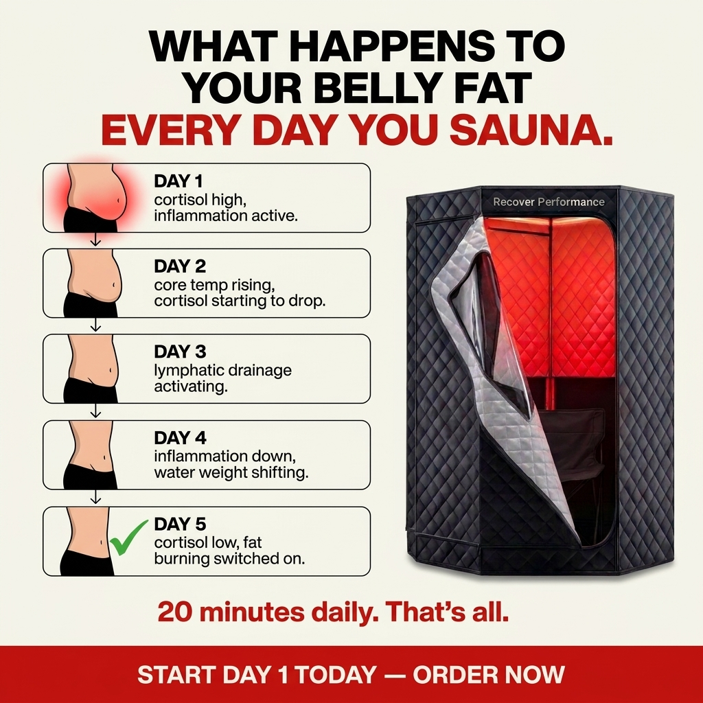 RECOVER PERFORMANCE Therapy Bundle  Infrared Sauna + Ice Bath Barrel + Accessories