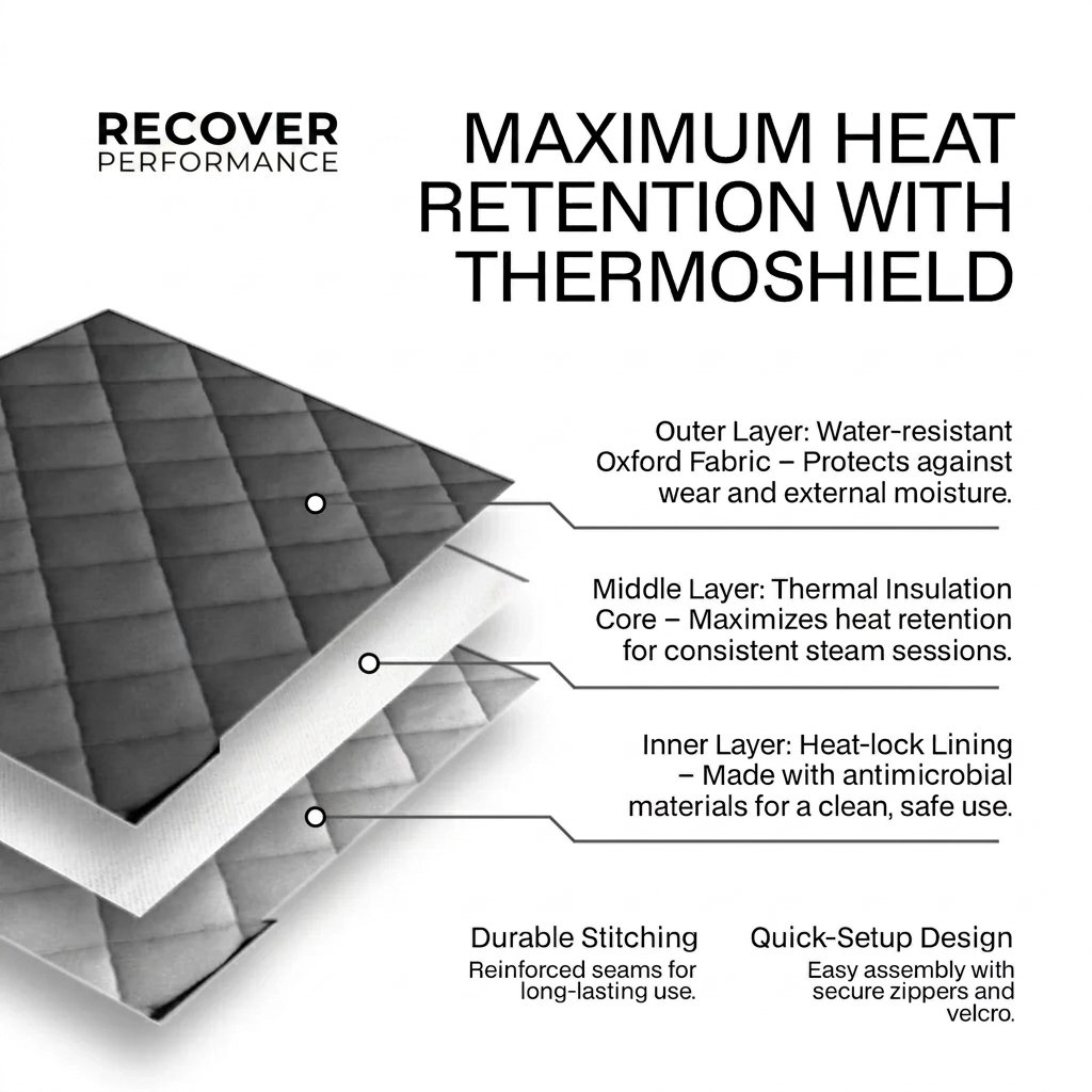 RECOVER PERFORMANCE Therapy Bundle  Infrared Sauna + Ice Bath Barrel + Accessories